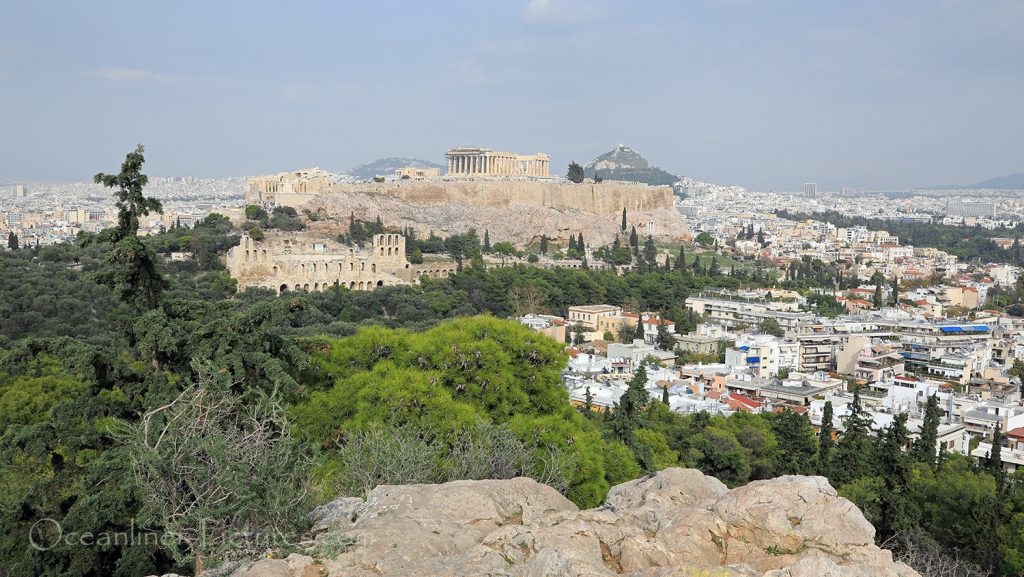 Panoramablick auf Akropolis und Athen vom Philopapposhügel / Foto: Oliver Asmussen/oceanliner-pictures.com