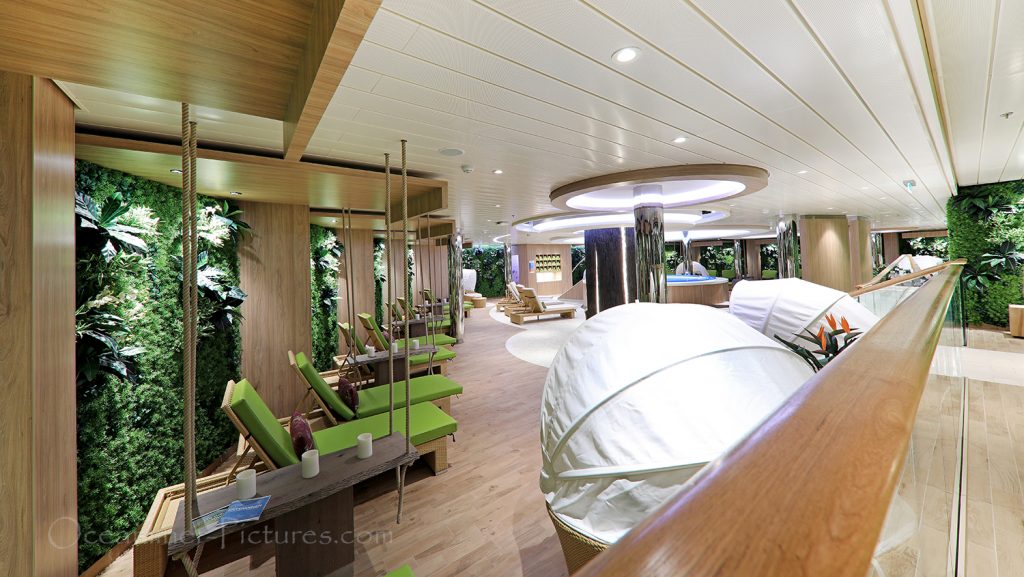 Body and Soul Wellness Oase AIDAnova / Foto: Oliver Asmussen/oceanliner-pictures.com