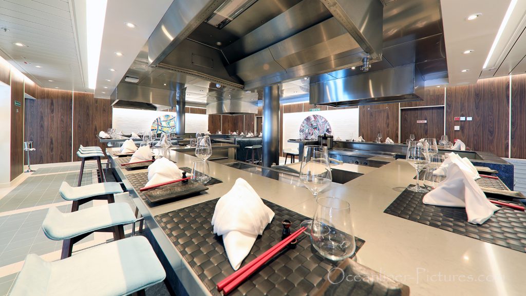 Teppanyaki Asia Grill Restaurant AIDAnova / Foto: Oliver Asmussen/oceanliner-pictures.com