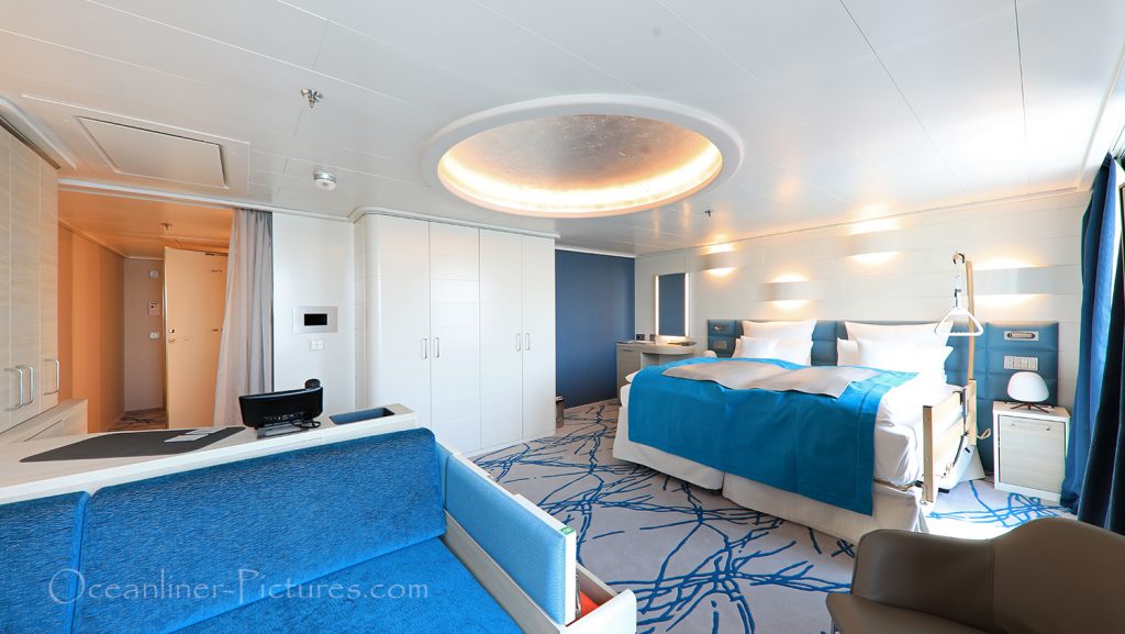 Rollstuhlgerechte Kabine 404 Hanseatic nature / Foto: Oliver Asmussen/oceanliner-pictures.com