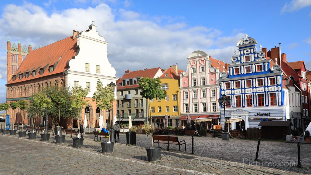 Altes Rathaus und Marktplatz in Stettin / Foto: Oliver Asmussen/oceanliner-pictures.com