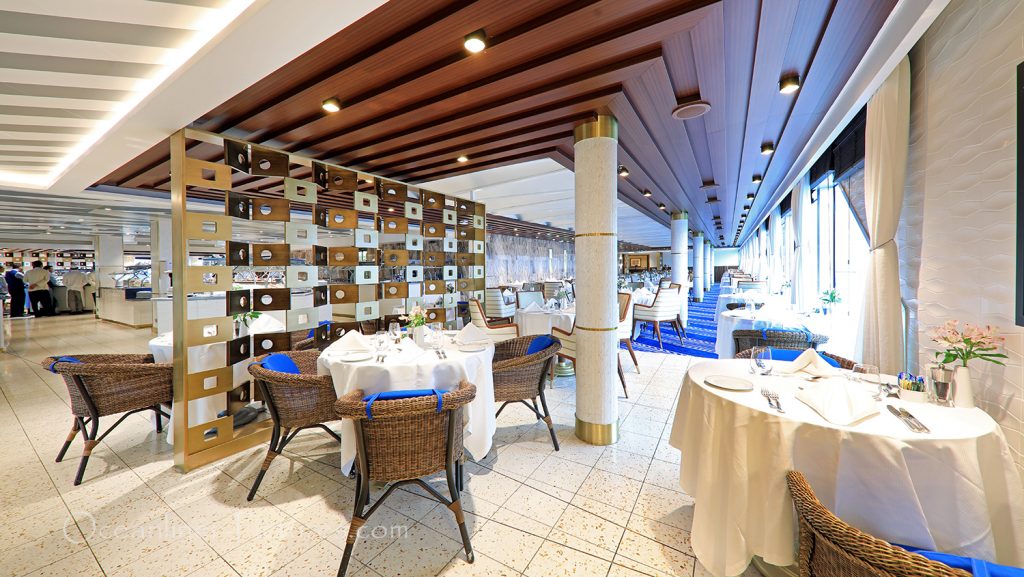 La Veranda und Sette Mari Restaurant Seven Seas Explorer / Foto: Oliver Asmussen/oceanliner-pictures.com