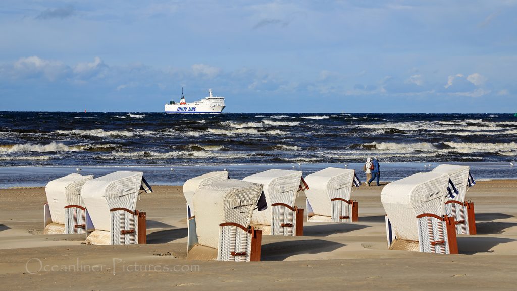 Swinemünde Strand mit Strandkörben / Foto: Oliver Asmussen/oceanliner-pictures.com