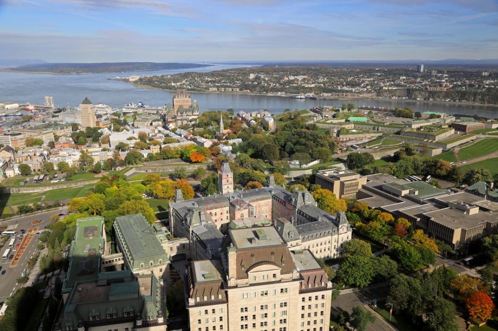 Ausblick vom Observatoire de la Capitale Quebec aus 221m / Foto: Oliver Asmussen/oceanliner-pictures.com