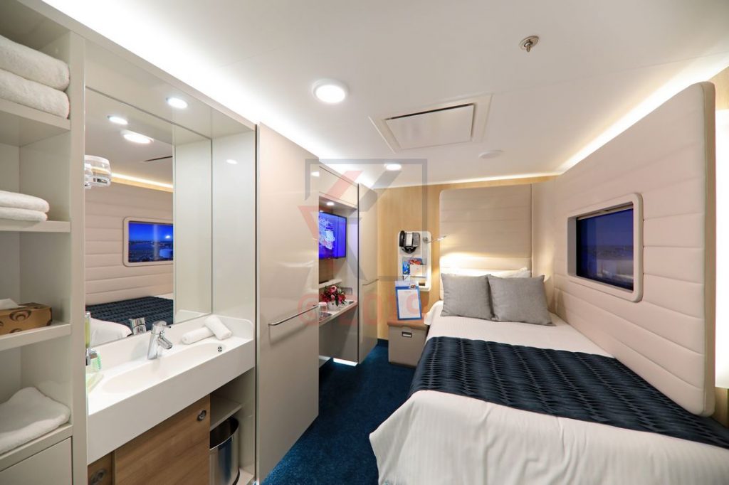 Studio Kabine 11531 Kat T1 Norwegian Encore / Foto: Oliver Asmussen/oceanliner-pictures.com