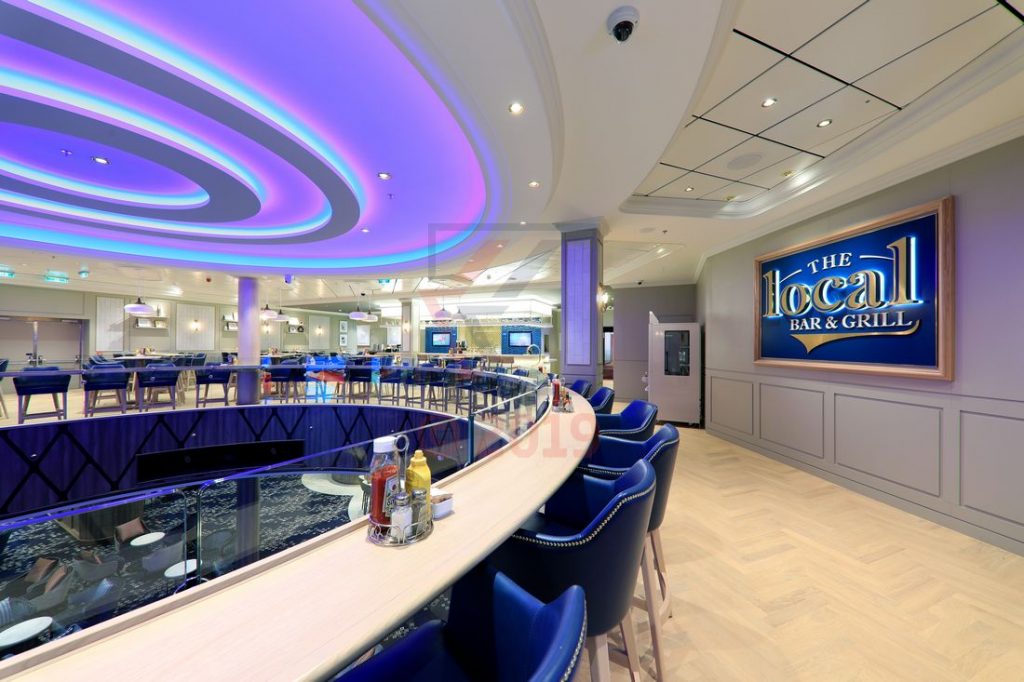 The Local Bar and Grill Norwegian Encore / Foto: Oliver Asmussen/oceanliner-pictures.com